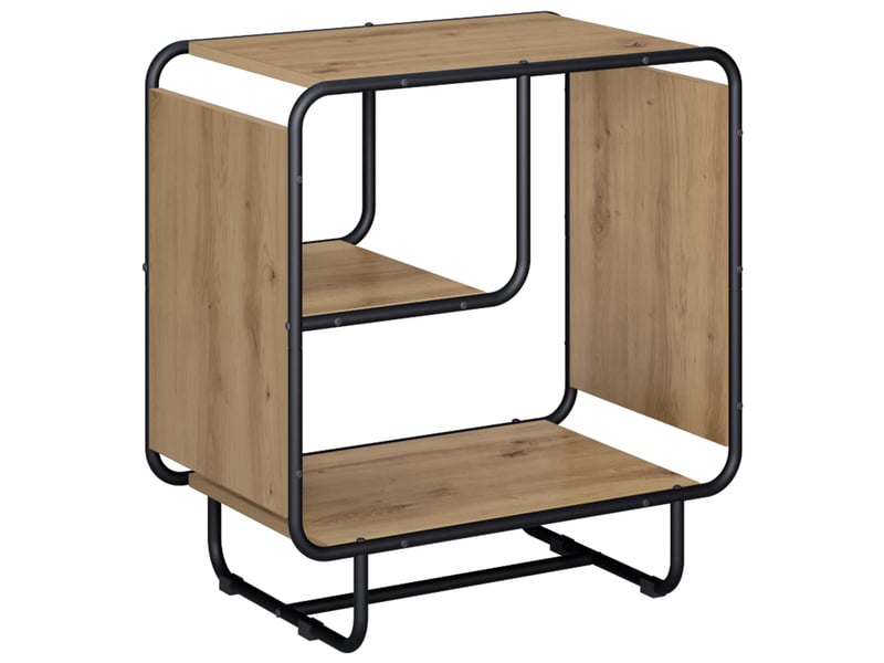  Buffet salon, buffet de rangement chêne artisanal 60x37,5x64,5 cm bois d'ingénierie  - Conforama A
