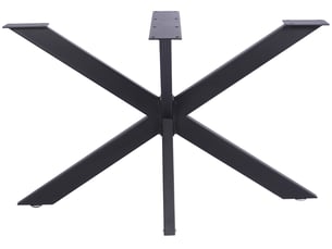 Pieds design biloxi en acier pour table à manger style industriel forme araignée , noir /m