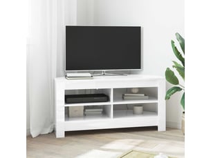 Meuble tv coloris blanc  <strong></strong>  <strong></strong>
