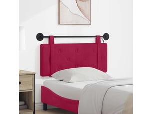 Tete de lit A poser largeur 110 cm   rouge