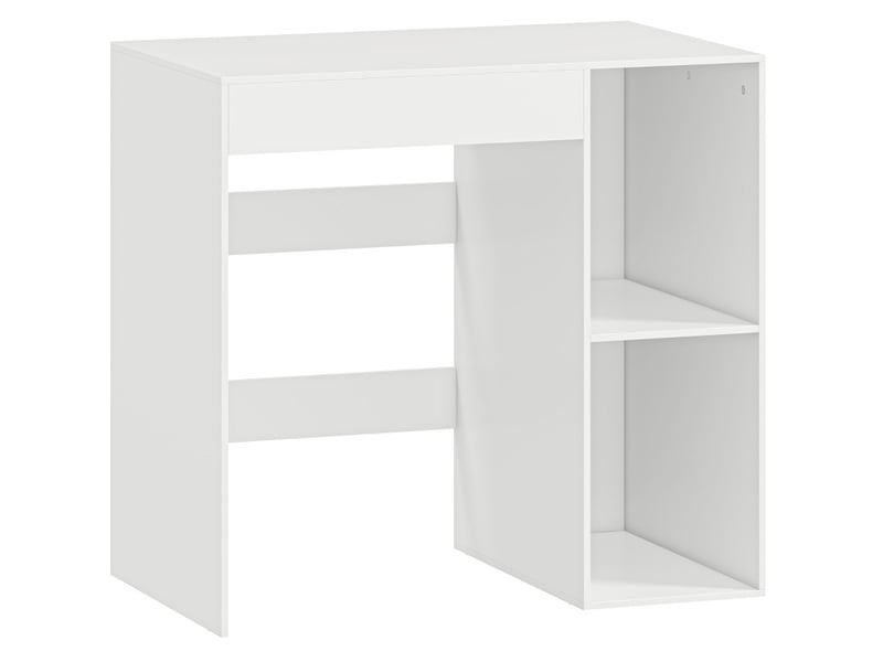  Meuble au-dessus de machine à laver 96x60x90,5 cm rangement ouvert bois blanc  - Conforama A