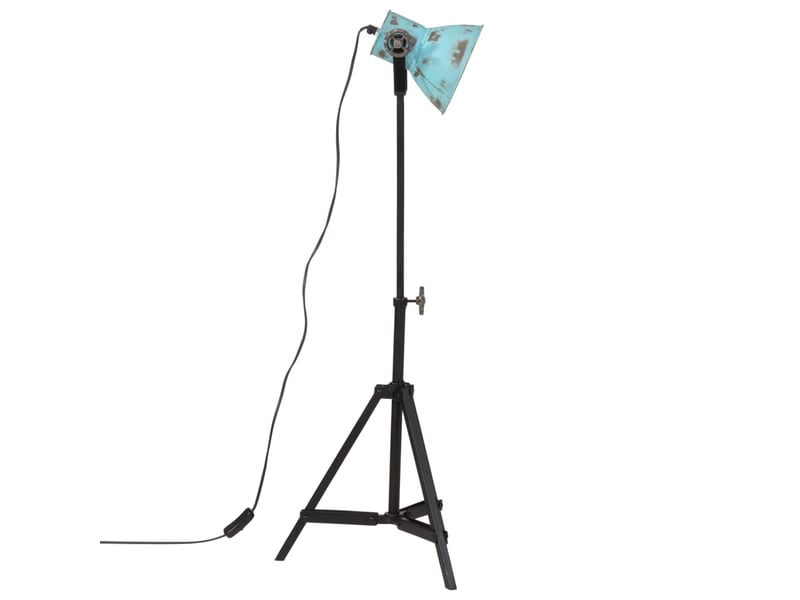  Lampadaire salon, lampe sur pied 25 w bleu délavé 35x35x6595 cm e27  - Conforama D
