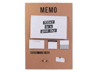 Mémo calendrier perpétuel working 60cm naturel