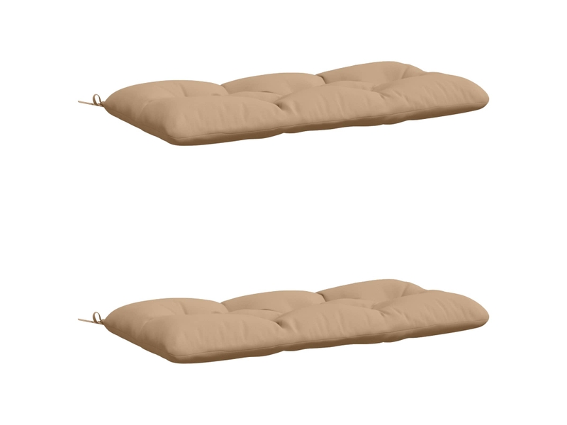  Lot de 2 coussins de banc, coussins d'assise vianen 100 % polyester sable cf57670  - Conforama A