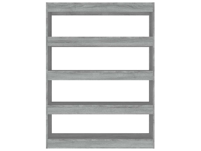  Bibliothèque, séparateur de pièce sonoma gris 100x30x135 cm  - Conforama C