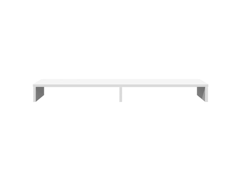  Support de moniteur table meuble bureau 100 x 27 x 10 cm bois d'ingénierie blanc 02_0044831  - Conforama B