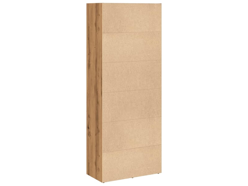  Bibliothèque, étagère de rangement chêne artisanal 60x30x152 cm bois d'ingénierie  - Conforama E