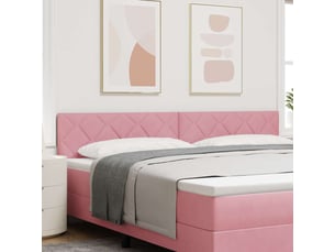 Tete de lit A poser largeur 200 cm rose