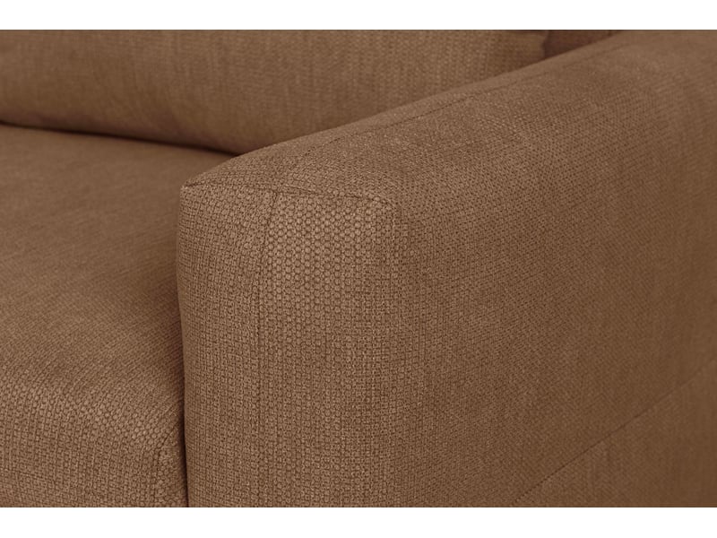 Canape droit convertible orange 2 places - Conforama S