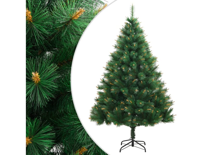  Sapin de noël - arbre de noël artificiel à charnières avec support 150 cm  - Conforama B