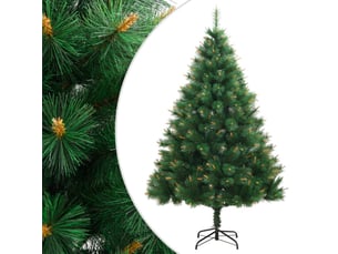 Sapin de noël - arbre de noël artificiel à charnières avec support 150 cm