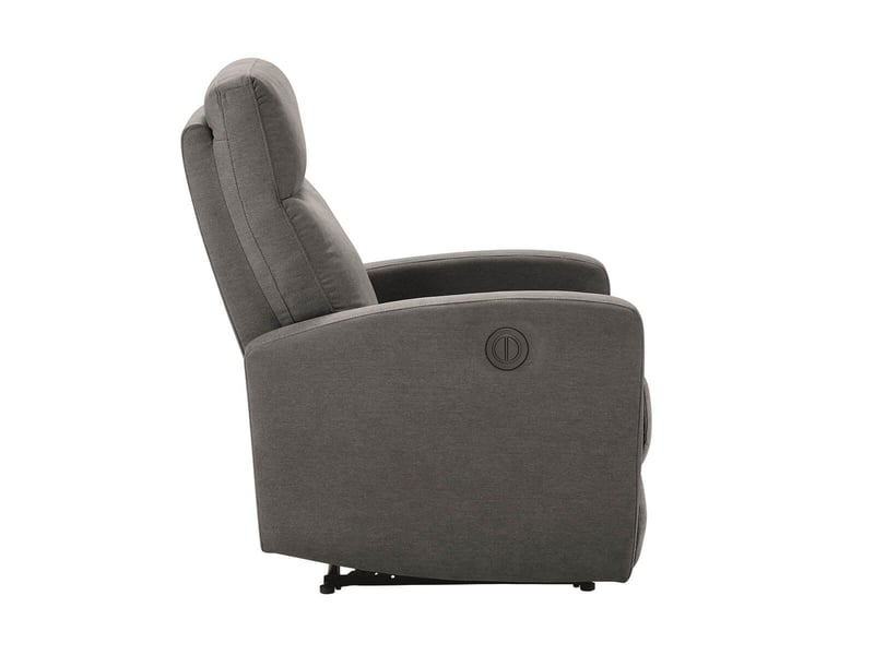  Fauteuil relax électrique tissu waterproof gris foncé - merial MERIAL - Conforama D