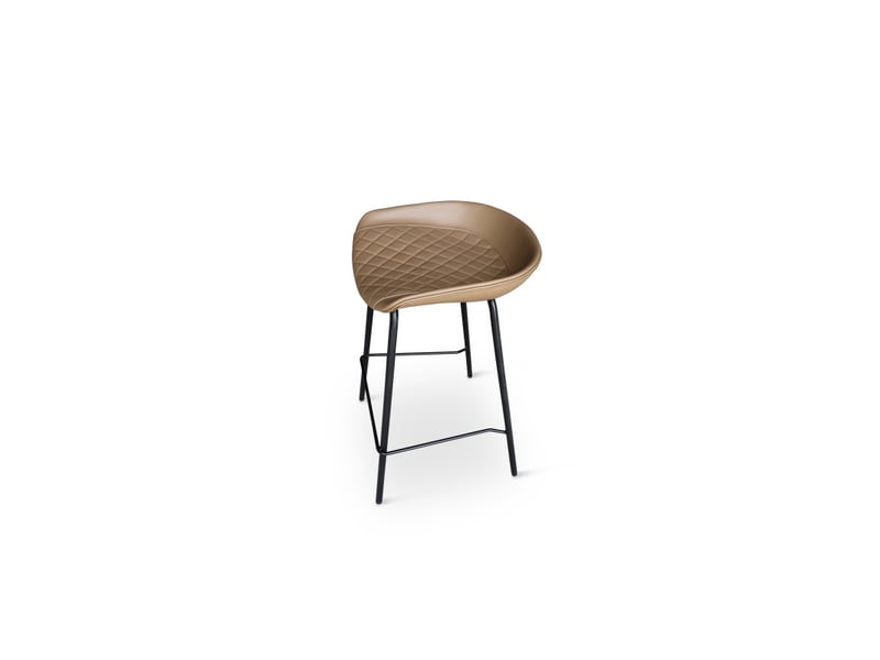  Chaise de bar 'nurby' brun, dimensions : h74 x l43 x p43 cm  - Conforama E