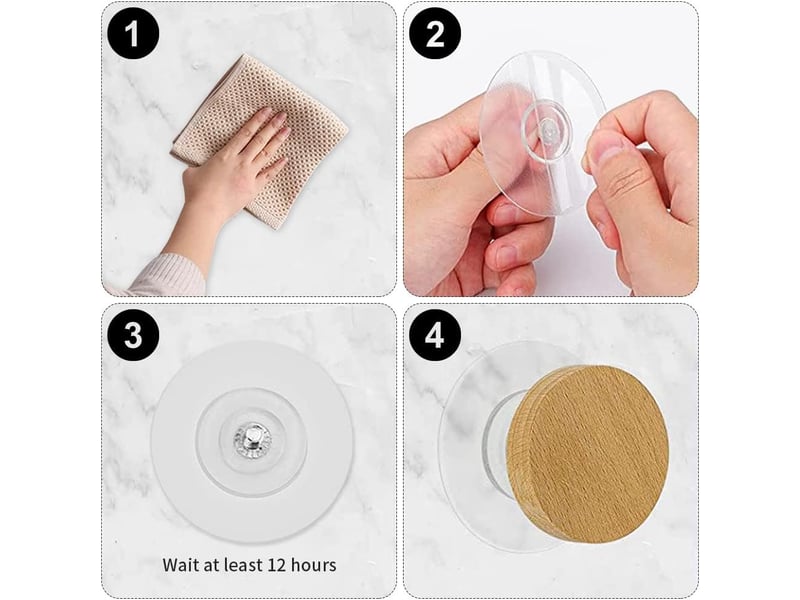  Auto adhésif support pour rouleau de papier toilette, porte-papier salle de bain toilette corde en bois  - Conforama E