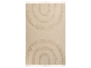 Tapis enfant nako beige 160 x 230 cm coton