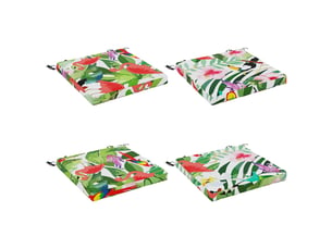 Lot de 4 coussins de siège, coussins d'assise soest 100 % polyester cf60119