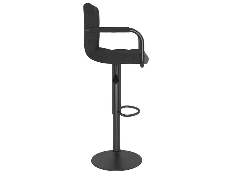  Lot de 2 tabouret de bar, chaise de bar noir tissu shl30048  - Conforama E