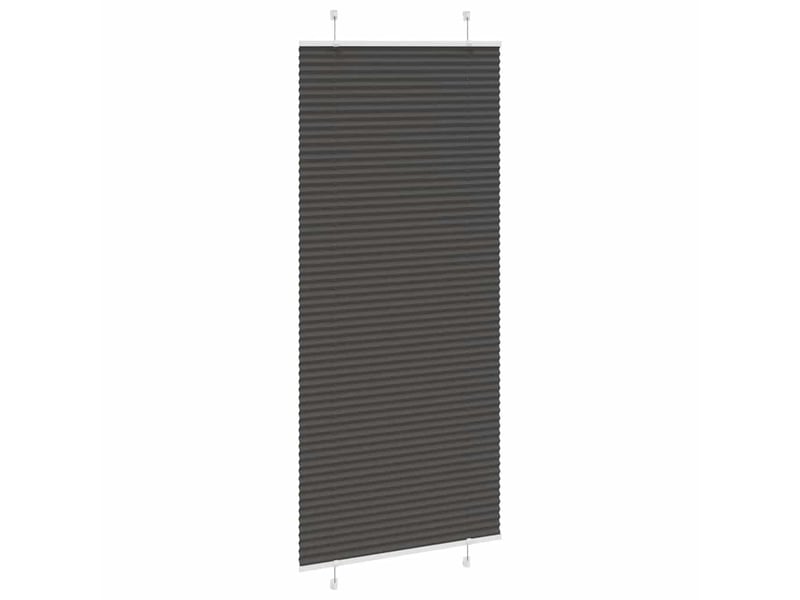  Store plissé, store de fenêtre noir 100x200 cm largeur du tissu 99,4 cm polyester cf46918  - Conforama D