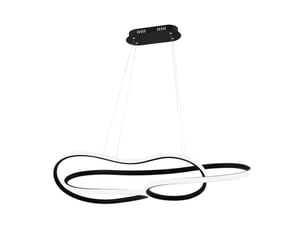 Suspension fabrilamp bagdag noir led 60 w 5100 lm 4000 k ø 38 cm