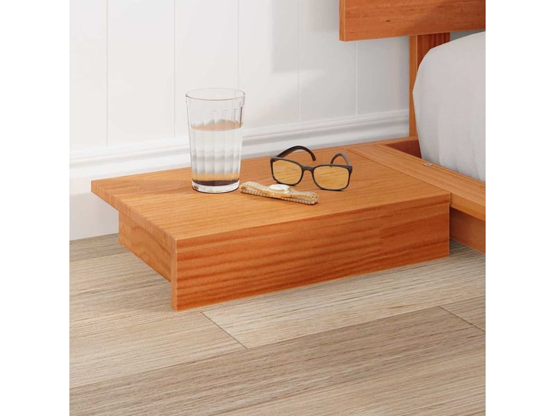  Lit double- lit adulte -  cadre de lit marron 200 x 200 cm bois  - Conforama B