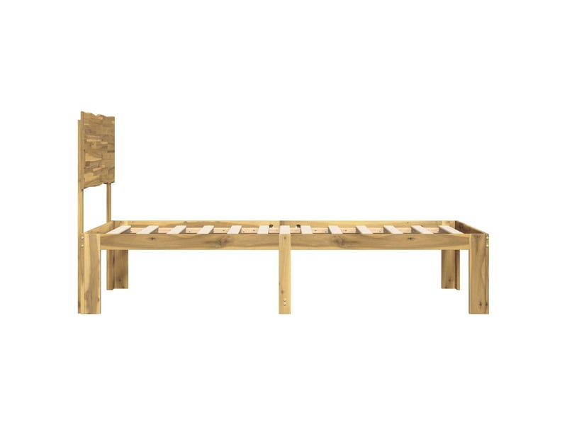  Lit simple- lit adulte -  cadre de lit simple avec tête de lit rostock blanc 100 x 200 cm  - Conforama D