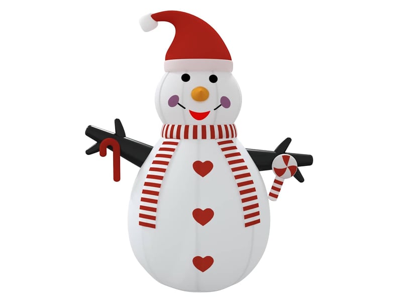 Bonhomme de neige gonflable avec led 250 cm cf62133 - Conforama D
