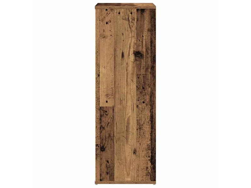 Meuble à chaussures, étagère à chaussures vieux bois 54x34x100,5cm bois d'ingénierie  - Conforama E