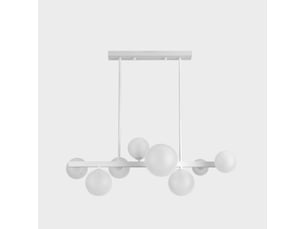 Fabrilamp lozolla, lampe, moderne, 8 x g9, blanc, 37-47 x 75 x 22.5 cm