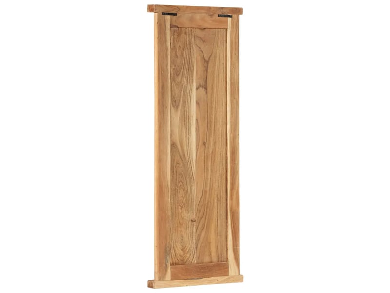  Lot de 2 porte-manteaux muraux vintage style antique 38 x 100 cm avec crochets en bois acacia 02_0046940  - Conforama C
