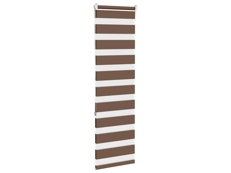 Store zèbre, store de fenêtre marron 50x150 cm largeur du tissu 45,9 cm polyester cf48708  - Conforama D