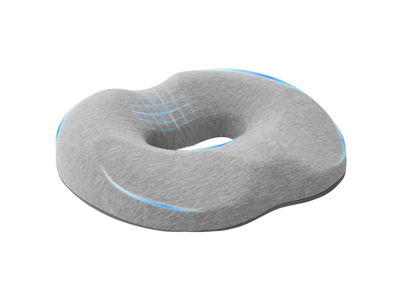  Coussin d'assise, coussin pour chaisecanapé couleur unie gris clair 42 x 36,5 x 8 cm cf51363  - Conforama B
