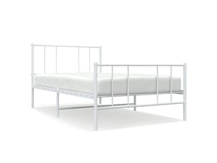 Lit simple 100x200 cm    coloris blanc