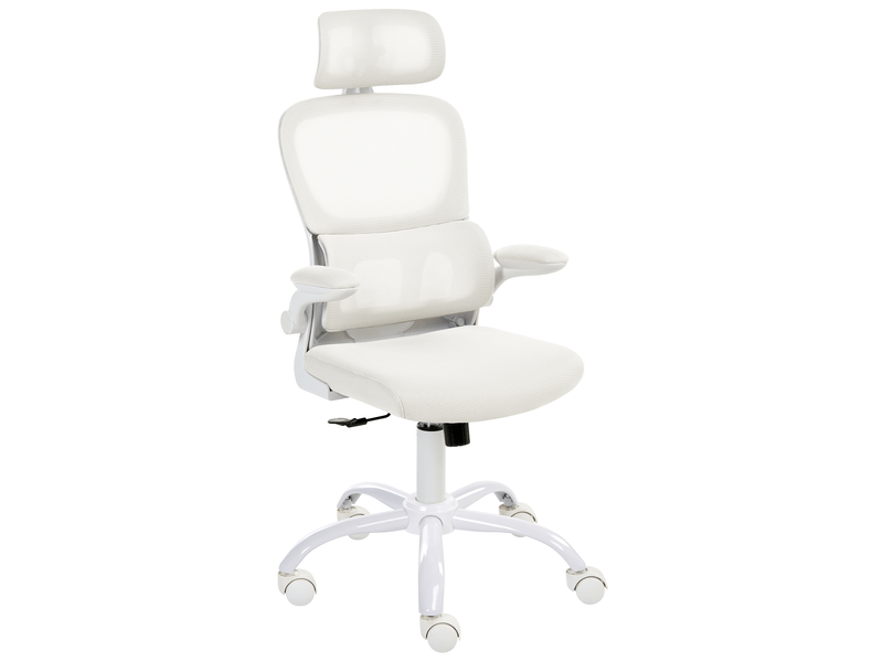 Chaise de bureau solis blanc  - Conforama E