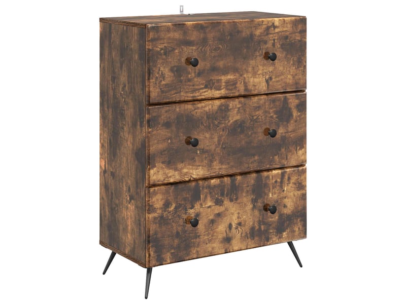  Armoire de rangement bureau, armoire à tiroirs 66 x 34,5 x 90 cm bois d'ingénierie shl2717  - Conforama A