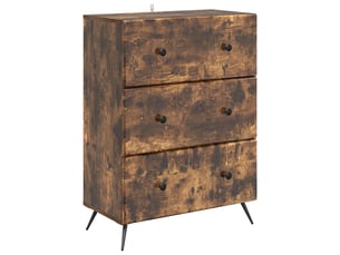 Armoire de rangement bureau, armoire à tiroirs 66 x 34,5 x 90 cm bois d'ingénierie shl2717