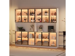 Vitrine coloris blanc <strong></strong> <strong></strong> - x
