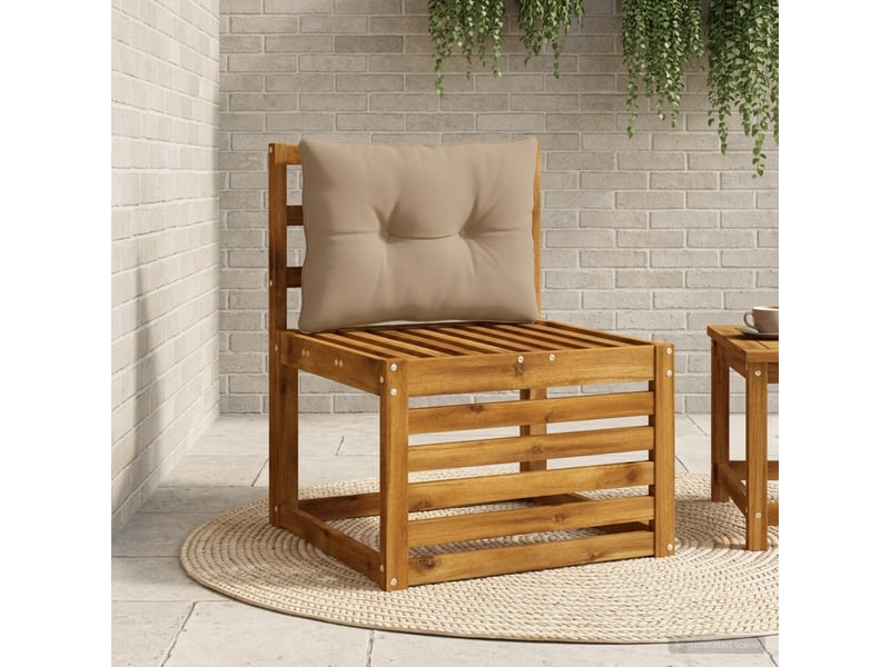  Coussin de dos, coussin de dossier putten 100 % polyester taupe 50 x 40 x 10 cm cf54937  - Conforama B