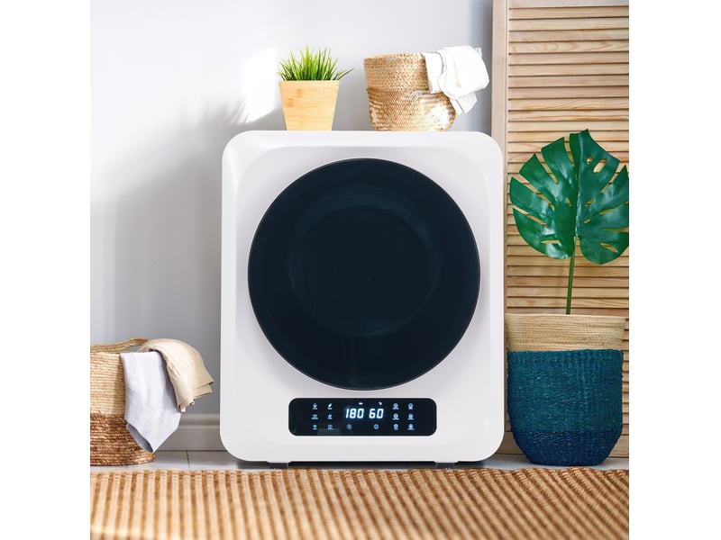  Sèche-linge à évacuation 48 x 40 x 58 cm blanc en plastique, 3 kg, 6 programmes, montage mural  - Conforama B