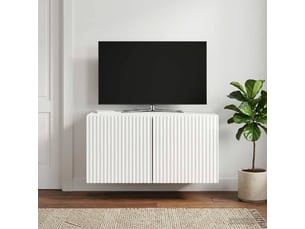 Meuble tv coloris blanc 59.5 cm <strong></strong>  <strong></strong>