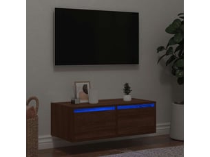 Meuble tv coloris marron 75 cm <strong></strong>  <strong></strong>
