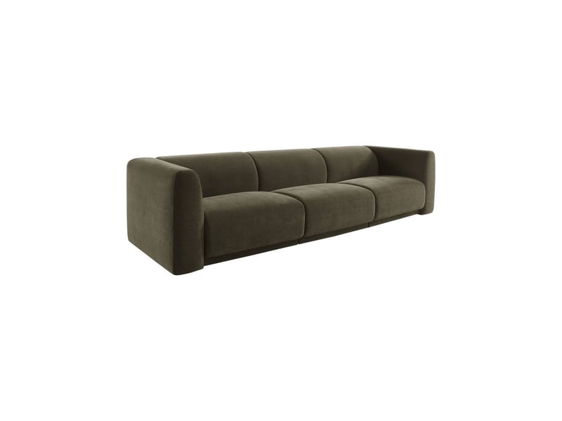  Canapé 4 places tissu kaki - kosmo  - Conforama A