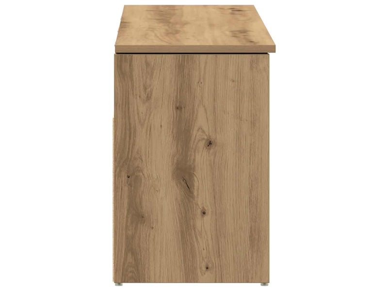  Banc à chaussures, meuble à chaussures chêne artisanal 102x30,5x45cm bois ingénierie  - Conforama E