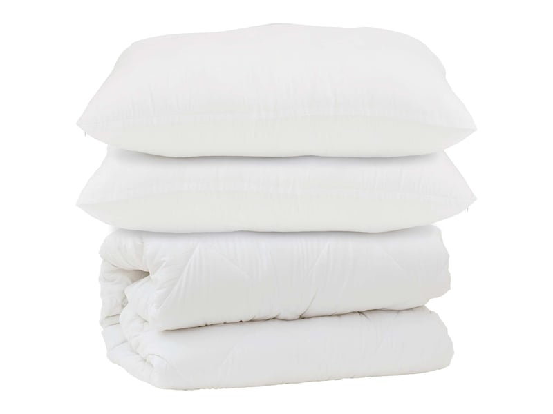  Couette avec oreiller 3 pcs - duvet blanc microfibre  - Conforama A