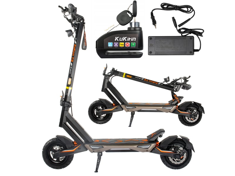 Trottinette électrique kukirin t3 - 800 w 48 v 15.6 ah - max 45 kmh -autonomie 58 km - Conforama A