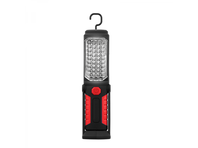 Lampe de poche rechargeable, lampe d'inspection, lampe de travail led cob magnétique, lampe pour voiture, garage, mécanicien, maison - Conforama A