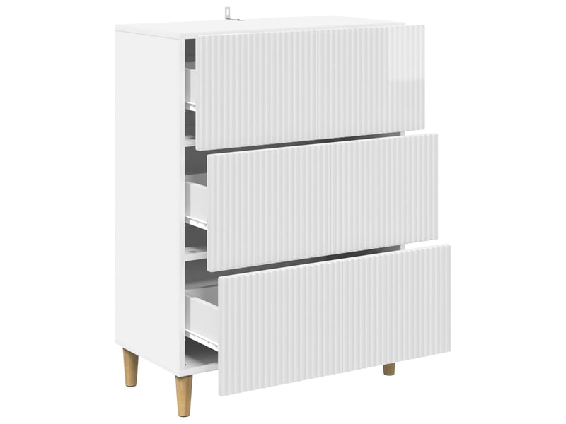  Armoire de rangement bureau, armoire à tiroirs 66 x 34,5 x 90 cm bois d'ingénierie shl9131  - Conforama E