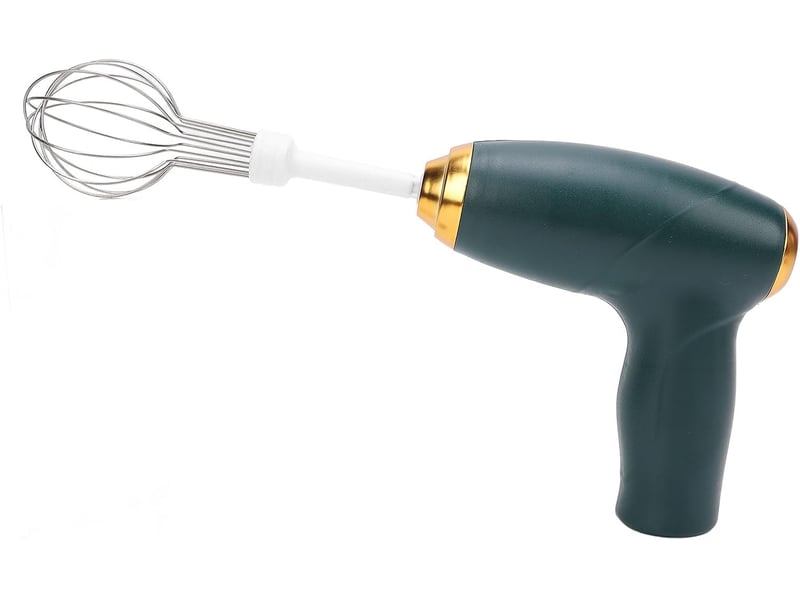 Batteur à main fil fouet électrique portable rechargeable par usb parfait pour mélanger, cuire et cuisiner vert (green) no - Conforama A