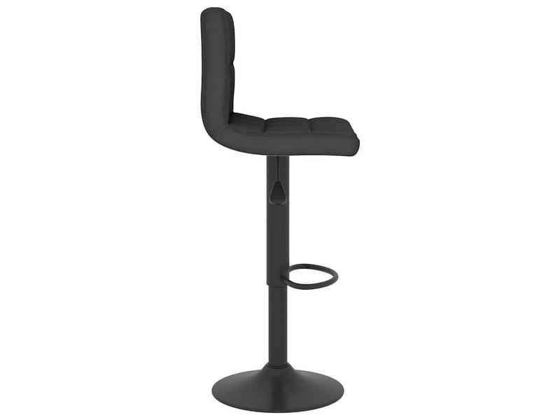  Tabouret de bar, chaise de bar noir tissu shl50161  - Conforama D