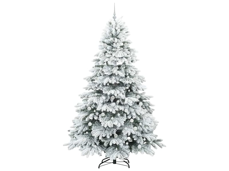 Sapin de noël, arbre de noël artificiel avec 300 led blanc 240 cm pe et pvc cf61231 - Conforama D