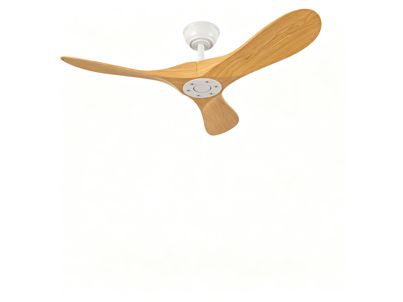  Ventilateur de plafond 42 pouces avec télécommande, 6 vitesses, 3 pales abs, moteur dc réversible, sans éclairage  - Conforama A